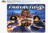 Several internet users part of the "Burnerverse":https://knowyourmeme.com/memes/burnerverse posted memes and jokes about the Scuba Girl video, including @RobFlintstone, who shared a mock _Fantastic Four_ poster.