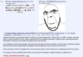 A Soyjak.Party user posted about the 4chan hack on Apirl 14th, 2025, prompting other forum users find and share leaked information. 