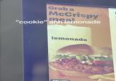 A photo of McDonald's ad for "lemonade." 