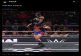 WWE @WWE CHICKEN JOCKEY! #WWERAW RAIN RESTLING IS REA AL 8:52 PM Apr 14, 2025 1.6M Views 6 Austin 3:16 Q