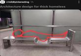 r/mildlyinteresting 1h Architecture design for thick homeless