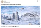 A tweet participating in the RPG project started by "Twitter / X":https://knowyourmeme.com/memes/sites/twitter-x user @lolt64 and various collaborators in January 2025. @lolt64 began posting as though they were soldiers part of a never-ending war on Europa, a moon of Jupiter known for its icy climate, in early 2025, and went on to spawn an art, meme, and fanfiction trend by April 2025.