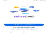 3:32 lll 65% % yahoo!mail Your inbox. Your way. y! Sign in with Yahoo G Sign in with Google Don't have an account? Sign up |||