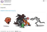 Potionion 2 @Potionion I friendslop!!1 (repost) #REPO #lethalcompany . 10:08 PM ⚫ Apr 14, 2025 76.7K Views Q : ...