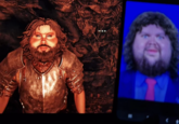 A post about the remastered _Oblivion_ game's character creation tool showing one player's attempt at recreating a popular "JD Vance Photoshop Edit":https://knowyourmeme.com/memes/jd-vance-edited-face-photoshops.