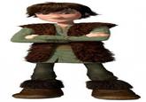 An image of Hiccup from HTTYD with his arms crossed over his chest. This image is the basis of the Hiccup cult on TikTok.