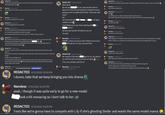 Discord screenshots between Nanoless and REDACTED. The screenshots are from her Google Doc exposing REDACTED and Sinder for bad behavior.