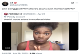 A "tweet":https://knowyourmeme.com/memes/sites/twitter-x defending singer-songwriter Doechii for seemingly doing an Asian voice in an old "YouTube":https://knowyourmeme.com/memes/sites/YouTube video.
