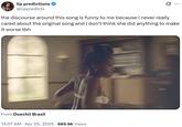 the discourse around this song is funny to me because I never really cared about the original song and I don’t think she did anything to make it worse tbh lip predictions @lippredicts ... the discourse around this song is funny to me because I never really cared about the original song and I don't think she did anything to make it worse tbh From Doechii Brasil 12:07 AM Apr 25, 2025 989.9K Views