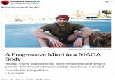 Douglass Mackey @DougMackeyCase Absolute state of the NYT Adali Schell for The New York Times A Progressive Mind in a MAGA Body Hasan Piker pumps iron, likes weapons and wears pearls. His brand of masculinity has been a useful vehicle for his politics. 7 MIN READ 10:41 AM Apr 27, 2025 2.7M Views Q