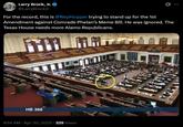 Larry Brock, Jr. ❤ @LarryBrockJr Ø For the record, this is @RepHopper trying to stand up for the 1st Amendment against Comrade Phelan's Meme Bill. He was ignored. The Texas House needs more Alamo Republicans. HB 366 8:14 AM Apr 30, 2025 329 Views www
