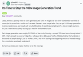 Redditor /u/Guns-and-Pumpkins expressed concern about the environmental costs of the trend, writing, "It’s Time to Stop the 100x Image Generation Trend." The post read, "Yes, we get it: AI image generation involves randomness, and results will vary. But this kind of repetitive prompting isn’t a clever insight anymore—it’s just a trend that’s quietly racking up a massive environmental cost," gathering over 17,000 upvotes in a week. 