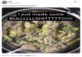 X user @zaunpilled reposted the "I Just Made Some BULLLLLLSHITTTTT!!!!!!" image alongside the caption, "Arcane writers cooking up season 2." The tweet gathered over 3,000 likes in three weeks.