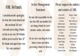 A statement from the management team behind A Million Lives Book Fest. The statement announces refunds and apologizes.