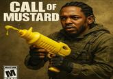An AI generated Call of Duty parody cover. The game is called "Call of Mustard."