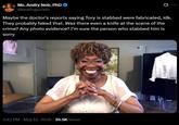 Ms. Andry Noir, PhD @keatingssixth 0 Maybe the doctor's reports saying Tory is stabbed were fabricated, idk. They probably faked that. Was there even a knife at the scene of the crime? Any photo evidence? I'm sure the person who stabbed him is sorry . . 3:42 PM ⚫ May 12, 2025 35.5K Views