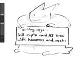 gubby says kill crpto and AI bros with hammers and rocks 3 ດ ป