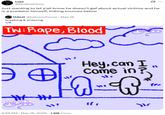 Liaa @GodivaChow Q Just wanting to let y'all know he doesn't gaf about actual victims and he is a predator himself, linking sources below HALO @halosonhorns May 15 breaking & entering 1/6 TW: R---, Blood Э 3 Hey, can I Come in? 9:59 PM - May 15, 2025 1.8M Views " 11