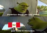 Podrías dejar de ser clave por solo 5 minutos