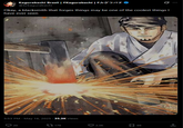 Okay, a blacksmith that forges things may be one of the coolest things I have ever seen "Okay, a blacksmith that forges things may be one of the coolest things I have ever seen," captioning an image from the first chapter of "_Kagura Bachi_":https://knowyourmeme.com/memes/subcultures/kagura-bachi.