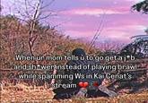 A meme captioned, "When ur mom tells u to go get a j*b and sh*wer instead of playing brawl while spamming Ws in Kai Cenat's stream." The meme shows a defeated soldier.