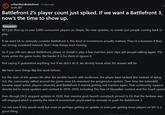 r/StarWars Battlefront ⚫ 5 days ago bosh_007 Battlefront 2's player count just spiked. If we want a Battlefront 3, now's the time to show up. Discussion BF2 just shot up to over 5,000 concurrent players on Steam. No new updates, no events just people coming back to play. If we want EA to seriously consider Battlefront 3, this kind of momentum actually matters. They're a business if they see strong, sustained interest, that's how things start moving. So if you still care about Battlefront, please re-install it, play a few matches, post clips, get people talking again. The more active the game looks, the harder it is for them to ignore it Not saying it guarantees anything, but if we don't do it, we already know what the answer will be. We have seen things like this work before: For the start of this games life after the terrible launch with lootboxes, the player base tanked. But instead of dying out, the community rallied around the game once EA reworked the progression system. Over time the subreddit became super active, players returned, and Battlefront II started getting real traction again. That community support directly led to more updates and content in 2019-2020, including The Rise of Skywalker content and the Scarif update Even though DICE stopped updates in 2020, that massive post-launch comeback proved to EA that the fanbase was still engaged which is exactly the kind of momentum you'd want to recreate to push for Battlefront 3. I'm not sure if this would work but even so perhaps getting an update or even just getting more players on bf2 is a good thing.