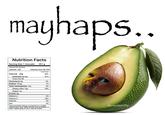 mayhaps.. Nutrition Facts Serving Size 1 Avocado Amount Per Serving 201 g Calories 322 Total Fat 29g Saturated Fat 4g Calories from fat 245 Daily Value 45% 21% Trans Fat OG Cholesterol Og 0% Sodium 12mg 1% Total Carbohydrate 17g 6% Dietary Fiber 13g 54% Sugars 1g Protein 4g Vitamin a 6% Vitamin C 33% Calcium 2% Iron 6% *Percent Daily Values are based on a 2,000 calorie diet. Your daily values may be higher or lower depending on your calorie needs. @realstiffy