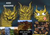 ADD SEASONS ADD AUTUMN BIOME leaf litter