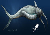 C. M. Kosemen's realistic illustration of the "Europa Hookmouth" meme creature.