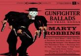 STEREO FIDELITY COLUMBIA Lp E32 GUNFIGHTER BALLADS ND TRAIL SONGS MARTY ROBBINS Big Iron Cool Water Billy The Kid A Hundred And Sixty Acres They're Hanging Me Tonight The Master's Call The Strawberry Roan Running Gun El Paso In The Valley Utah Carol The Little Green Valley The Hanging Tree Saddle Tramp El Paso (Full-Length Version)