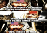 Redditor /u/Whateversky20 posted a "Aye, I could do that":https://knowyourmeme.com/memes/aye-i-could-do-that meme about American and Chinese _Helldivers 2_ players collaborating, gathering over 4,000 likes in two days.