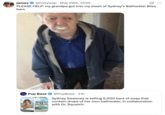 X user @futtywap posted an image of "Paint Grandpa":https://knowyourmeme.com/memes/paint-grandpa-grandpa-ate-paint, writing, "PLEASE HELP: my grandpa got into my stash of Sydney’s Bathwater Bliss bars," and gathering over 23,000 likes in a day.