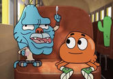 The original still from the episode of the "Cartoon Network":https://knowyourmeme.com/memes/subcultures/cartoon-network series "_The Amazing World of Gumball_":https://knowyourmeme.com/memes/subcultures/the-amazing-world-of-gumball that has the Gumball Caveman "meme":https://knowyourmeme.com/memes/memes.