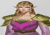 Artwork showing what Hunter Schafer might look like as Princess Zelda. The art is by X user @mashingvaquita.