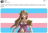 ava @zeldevil i didnt want hunter schafer to play live action zelda but i do now out of spite