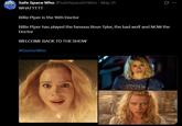 WHO Safe Space Who @SafeSpaceDrWho ⚫ May 31 WHATTTTT Billie Piper is the 16th Doctor Billie Piper has played the famous Rose Tyler, the bad wolf and NOW the Doctor WELCOME BACK TO THE SHOW #DoctorWho