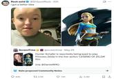 @ShitpostRock - 20h Rock solid i got a better idea ScreenTime @screentime - May 29 Hunter Schafer is reportedly being eyed to play Princess Zelda in the live-action 'LEGEND OF ZELDA' film (via: @DanielRPK) Rate proposed Community Notes 449 12.5K ↑ 72K lil 3.3M 1