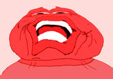 Pepe red angry