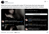 why the f--- does grok actually generate that picture this is disgusting I feel fckin violated A "tweet":https://knowyourmeme.com/memes/sites/twitter-x condemning male X users for abusing "Grok AI":https://knowyourmeme.com/memes/sites/grok-ai to manipulate photos of women on the app.