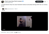 X user @dyingscribe quoted a tweet showing Carrie Bradshaw at Big's door, writing, "I understand why he was hesitant about actually being with her on every level," and gathering over 90,000 likes in four weeks." 