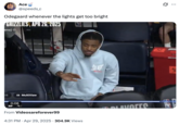 X user @speeds_c tweeted, "Odegaard whenever the lights get too bright" alongside a video of NBA player Ja Morant trying to hide his face. The post gathered over 14,000 likes in a month.