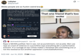 A "quote-tweet":https://knowyourmeme.com/memes/quote-retweets-qrts attesting that "woke":https://knowyourmeme.com/memes/woke people are weird, based on "tweets":https://knowyourmeme.com/memes/sites/twitter-x from X user @strawb3rryspic3, who said she wouldn't advocate for r----- Netanyahu but would for torturing him.