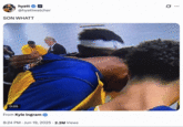 X user @hyattwatcher reposted a grainy clip of Indiana Pacers power forward Pascal Siakam looking up from a group huddle and rolling his eyes back into his head. The post was captioned, "SON WHATT," gathering over 47,000 likes in a day. Jokes about Siakam being a "demon possessed" began making the rounds after the Pacers won the match against the Oklahoma City Thunders on June 19th, 2025.