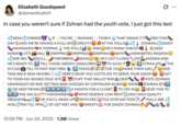 Elizabeth Goodspeed @domesticetch In case you weren't sure if Zohran had the youth vote, I just got this text NEW YORKERS IF YOU'RE READING DAY AND WE'RE HAVING A FULL-ON MORGYYY THIS THAT MEANS IT'S ERECTION AT THE POLLSI ZOHRANO ZADDY AND DRIPPING THROBBING IDEAS UNINHIBITED PASSION MAMDADDY IS TOPPING THE POLLS INSIDE CITY HALL I DRIPPING AND BIG BOLD HE'S FINNA THRUST DEEP DRIPPING WITH HE'S READY TO: 1 TELL THOSE GREEDY LANDLORDS M.T.GAY TILL ITS FAST AND FREE 3 TAXXX HE'S GOT A LONG FAT AGENDA AND 2 STIMULATE THE TO SUCK IT THE 1% MAKE THEM GAG AND GET ZOHRAN #1 TAKE BACK NEW WHORK HERE'S WHAT YOU GOTTA DO TO SERVE YOUR ZADDY: TO YOUR ASS-SIGNED POLE SITE STUFF THAT BALLOT BOX DEEP VOTE ZOHRAN MAMDADDY OR RISK GETTING RAW-DOGGED BY CAPITALISM AGAIN RANK OR KEEP PAYING 6000 A MONTH FOR A CLOSET TO CRY IN 13 FINE-ASS SLUTTY VISIONARIES WHO DESERVE LOW RENT AND HIGH-QUALITY ORGASMS O OR YOU'LL WAKE UP WITH ERIC HOE PEN TILL 9PM SO GET WET AND SWEATY SEND THIS TO TILE DYSFUNCTION POLLS ARE FOR ZADDY ZOHRAN 12:56 PM⚫ Jun 24, 2025 1.2M Views