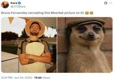 Kara @UTDKara Bruno Fernandes recreating this Meerkat picture on IG 2:24 PM Jun 24, 2025 -75.6K Views Q
