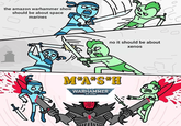 the amazon warhammer show should be about space marines no it should be about xenos M*A*S*H WARHAMMER 40,000