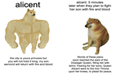 alicent alicent 5 minutes later when they plan to fight her son with fire and blood the city is yours princess but you will not hold it long, my son aemond will return with fire and blood Words of these plans soon reached the ears of the Dowager Queen, filling her with terror. Fearing for her sons, Queen Alicent went to the Iron Throne upon her knees, to plead for peace.