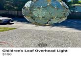 Children's Leaf Overhead Light $150