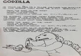 GODZILLA HE STOOD AS BIG AS A PILLAR HIS NAME WAS GODZILLA HE WAS BIGGER THAN KONG THE GIANT GORILLA. FROM THE EAST TO THE WEST CALLS OF DISTRESS PEOPLE NEVER KNEW WHAT GODZILLA WOULD DO. ICHI, INI, SAN, CHI, GO THE BIGGEST MONSTER JAPAN EVER SAW. THE REST OF THE WORLD NOW HEARD HIS ROAR. HIS PATHS OF DESTRUCTION SEEMED TO NEVER CEASE. NOTHING COULD STOP THIS DEMON BEAST FROM THE EAST TO THE WEST CALLS OF DISTRESS PEOPLE NEVER KNEW WHAT GODZILLA WOULD DO. ICHI, INI, SAN, CHI, GO ELECTRICAL HIGH AS HE RUMBLES BY. HE CAME BACK TWICE PROM OUT OF THE ICE HIS LARGE ARMORED BACK AND BREATH OF FIRE, ALWAYS REPELLED AND LEFT NO DESIRE. wwwww