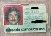 BARRY EMPLOYEE #1851 HD 1-5-81 EMPLOYEE NO. ISSUE DATE 10260 Bandley Drive Cupertine California 95014 Bany SIGNATURE apple computer inc